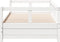 vidaXL - Slaapbank - zonder - matras - 90x200 - cm - massief - grenenhout - wit