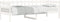 vidaXL - Slaapbank - zonder - matras - 90x200 - cm - massief - grenenhout - wit
