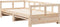 vidaXL - Slaapbank - zonder - matras - 90x200 - cm - massief - grenenhout