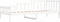vidaXL - Slaapbank - zonder - matras - 90x200 - cm - massief - grenenhout - wit