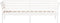 vidaXL - Slaapbank - zonder - matras - 90x200 - cm - massief - grenenhout - wit