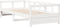 vidaXL - Slaapbank - zonder - matras - 90x200 - cm - massief - grenenhout - wit