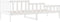 vidaXL - Slaapbank - zonder - matras - 90x200 - cm - massief - grenenhout - wit