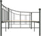 vidaXL - Slaapbankframe - metaal - grijs - 90x200 - cm