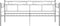 vidaXL - Slaapbankframe - metaal - grijs - 90x200 - cm