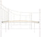 vidaXL - Slaapbankframe - metaal - wit - 90x200 - cm