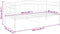 vidaXL - Slaapbankframe - metaal - wit - 90x200 - cm