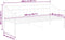 vidaXL - Slaapbankframe - metaal - wit - 90x200 - cm