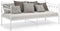 vidaXL - Slaapbankframe - metaal - wit - 90x200 - cm