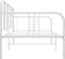 vidaXL - Slaapbankframe - metaal - wit - 90x200 - cm