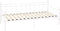 vidaXL - Slaapbankframe - metaal - wit - 90x200 - cm