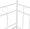 vidaXL - Slaapbankframe - metaal - wit - 90x200 - cm