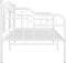vidaXL - Slaapbankframe - metaal - wit - 90x200 - cm