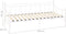 vidaXL - Slaapbankframe - metaal - wit - 90x200 - cm