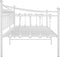 vidaXL - Slaapbankframe - metaal - wit - 90x200 - cm