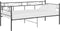 vidaXL - Slaapbankframe - metaal - zwart - 90x200 - cm