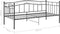 vidaXL - Slaapbankframe - metaal - zwart - 90x200 - cm