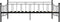 vidaXL - Slaapbankframe - metaal - zwart - 90x200 - cm