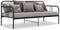 vidaXL - Slaapbankframe - metaal - zwart - 90x200 - cm