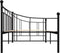 vidaXL - Slaapbankframe - metaal - zwart - 90x200 - cm