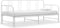 vidaXL - Slaapbankframe - uittrekbaar - metaal - wit - 90x200 - cm