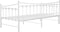 vidaXL - Slaapbankframe - uittrekbaar - metaal - wit - 90x200 - cm