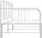 vidaXL - Slaapbankframe - uittrekbaar - metaal - wit - 90x200 - cm