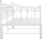vidaXL - Slaapbankframe - uittrekbaar - metaal - wit - 90x200 - cm