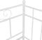 vidaXL - Slaapbankframe - uittrekbaar - metaal - wit - 90x200 - cm