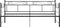 vidaXL - Slaapbankframe - uittrekbaar - metaal - zwart - 90x200 - cm