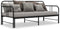 vidaXL - Slaapbankframe - uittrekbaar - metaal - zwart - 90x200 - cm
