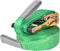 vidaXL - Slackline - 15 - m - x - 50 - mm - 150 - kg - groen