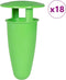 vidaXL - Slakkenvallen - 18 - st - groen