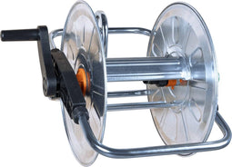 vidaXL - Slanghaspel - voor - 50 - m - 1/2" - of - 35 - m - 3/4" - slang - wandmontage - staal