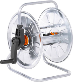 vidaXL - Slanghaspel - voor - 50 - m - 1/2" - slang - wandmontage - staal