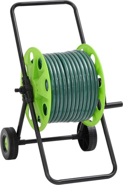 vidaXL - Slanghaspelkar - en - slangkoppelset - 0,75" - staand - 20 - m - PVC - groen