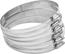vidaXL - Slangklemmen - 6 - stuks - 91-110 - mm - roestvrij - staal - 304