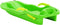 vidaXL - Slee - met - remmen - 87x40x18 - cm - polypropeen - groen