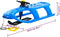vidaXL - Slee - met - stuur - 102,5x40x23 - cm - polypropeen - blauw