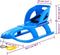 vidaXL - Slee - met - zitje - 102,5x40x23 - cm - polypropeen - blauw