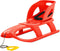 vidaXL - Slee - met - zitje - 102,5x40x23 - cm - polypropeen - rood