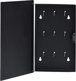vidaXL - Sleutelkast - met - magneetbord - 30x20x4 - cm - zwart