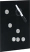 vidaXL - Sleutelkast - met - magneetbord - 30x20x4 - cm - zwart