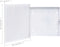 vidaXL - Sleutelkast - met - magneetbord - 30x20x5,5 - cm - wit