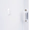 vidaXL - Sleutelkast - met - magneetbord - 30x20x5,5 - cm - wit