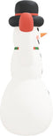 vidaXL - Sneeuwpop - met - LED's - opblaasbaar - 455 - cm