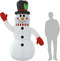 vidaXL - Sneeuwpop - opblaasbaar - met - LED's - 240 - cm