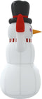 vidaXL - Sneeuwpop - opblaasbaar - met - LED's - 240 - cm