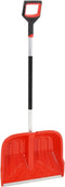 vidaXL-Sneeuwschep-136-cm-aluminium-rood