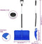 vidaXL-Sneeuwschep-145-cm-aluminium-blauw